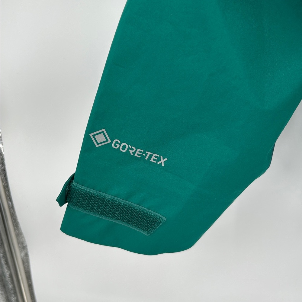 REI Co-op Gore-Tex Hooded Rain Jacket Teal Green Women’s Large - Picture 6 of 13